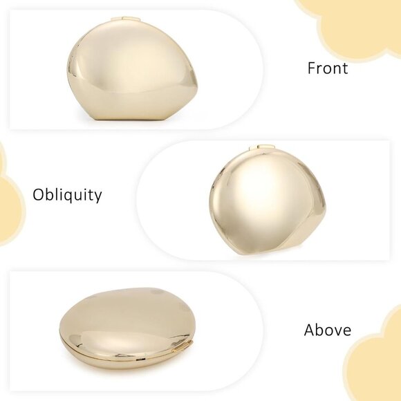 Acrylic Clutch Purse Metallic Evening Bag for Women Party Gift - Picture 5 of 6